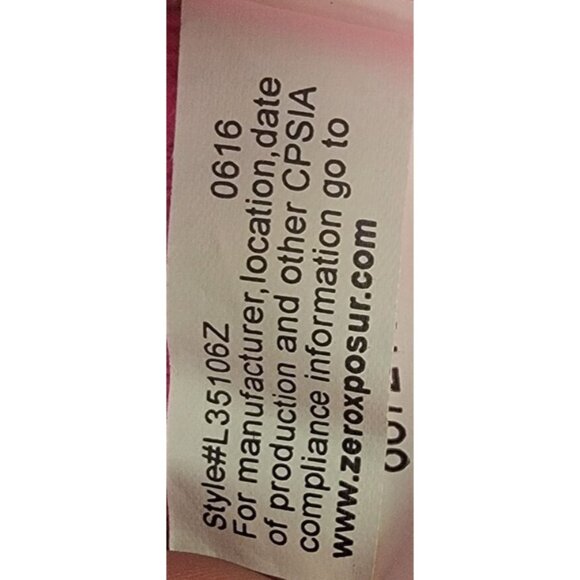 ZeroXposur Pink & Black Striped Pom-Pom Beanie One Size 100% Acrylic Winter Hat - Picture 6 of 7